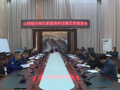 临汾染化新型染料项目加速推进，相关单位齐聚讨论