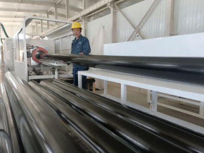 金川科技全新PE管材生产线预计5月正式投产